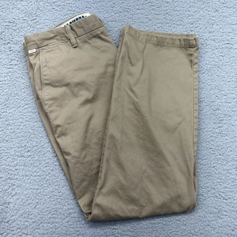 Georgia Tech Yellow Jackets NCAA MENS 33X30 DOCKERS CASUAL TAN PANTS Khaki Slack
